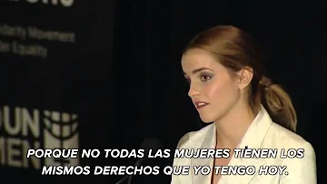 ¿Cuál es el tono del discurso de Emma Watson sobre la igualdad de género?