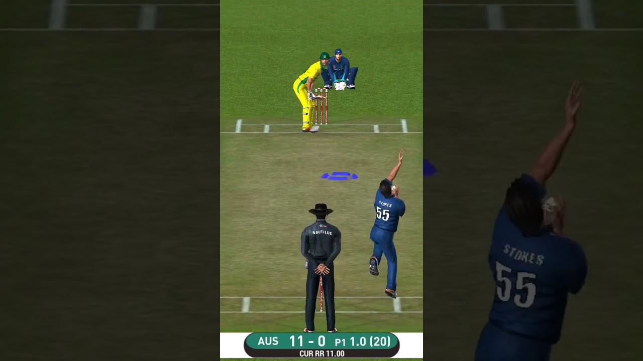 Ben Stokes RC20 Bowling Action | Ben Stokes Bowling Action RC20 