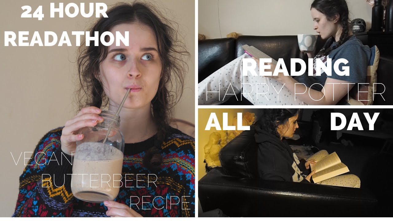 HOW MANY HARRY POTTER BOOKS CAN I READ IN A DAY?! // 24 hour readathon