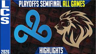 C9 vs LYON Highlights ALL GAMES | LCS Spring 2026 Playoffs Semifinal | Cloud9 vs LYON