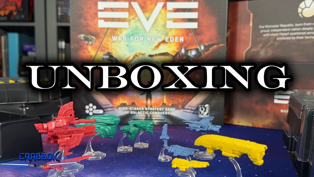 EVE War for New Eden - Core Game Unboxing and Component Review