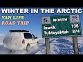 Van Life Winter Trip to the Arctic Ocean - Dempster Highway