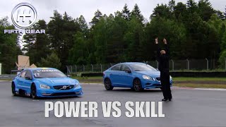 Volvo race car VS Volvo S60 polestar in Speed VS Skill | Fifth Gear screenshot 3