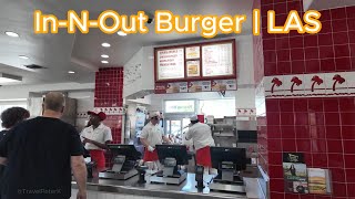 Eating at In-N-Out Burger in Las Vegas