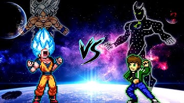 Goku LB V2 OP (all form) VS Ben 10 Ultimate Alien V2 OP (all form) in Mugen