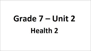 Grade 7 - Unit 2 - Task 2
