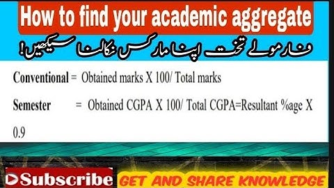 KPPSC academic aggregate for LECTURERSHIP post - how to find out Academic aggregate