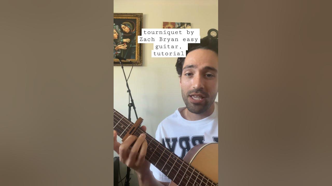 tourniquet by Zach Bryan, easy guitar lesson for beginners YouTube