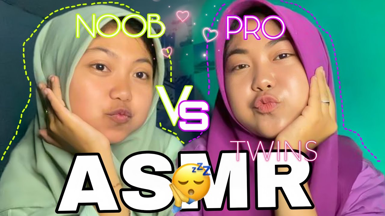ASMR Noob VS Pro With TWINS 👯‍♀️🤩