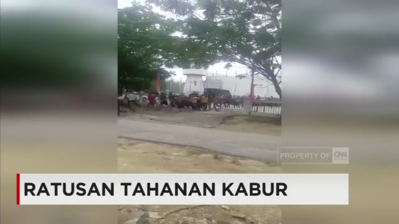 Detik-detik Ratusan Tahanan Kabur dari Rutan Sarang Bungku Pekanbaru