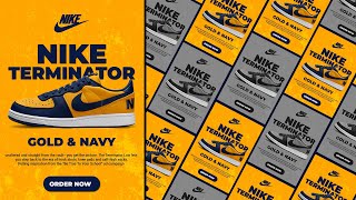 Illustrator CC Tutorial | Graphic Design |  Nike Shoe Poster Design 👟🔥