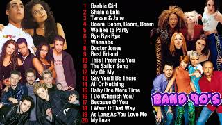 Spice Girls, Britney Spears, NSYNC, Aqua, Vengaboys, Toy Box, Backstreet Boy, WestLife