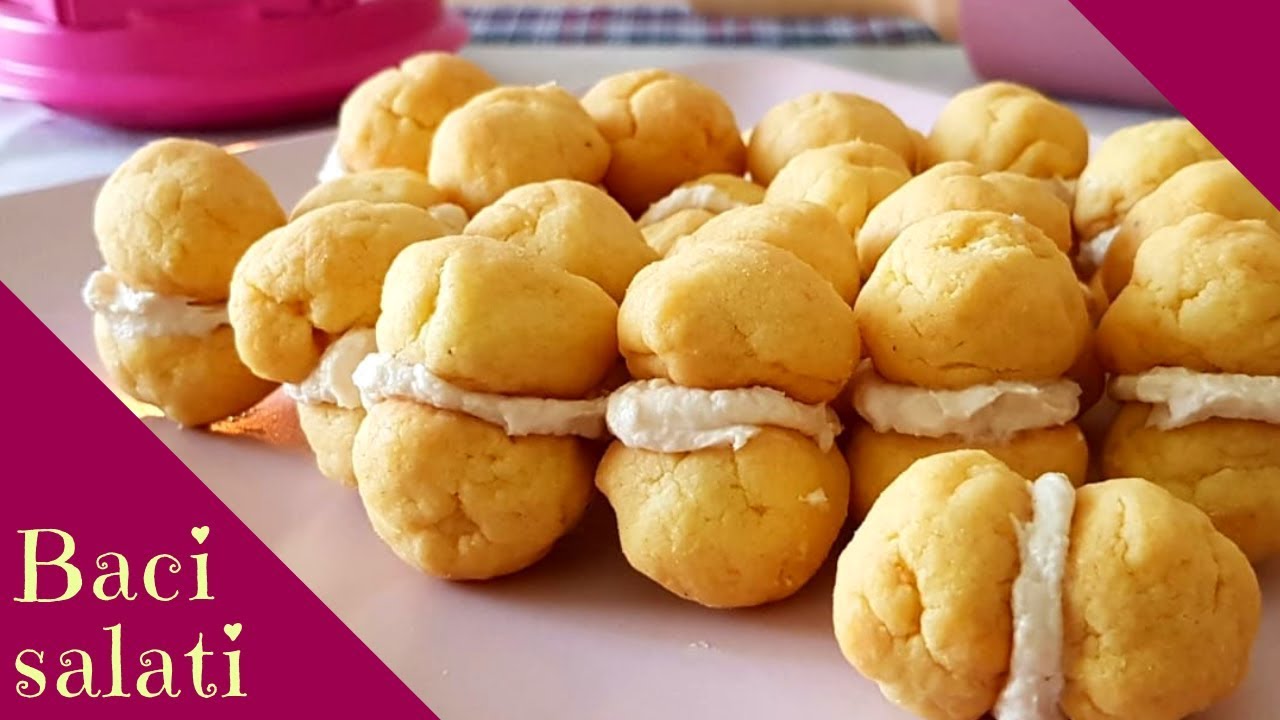 Baci di dama salati - YouTube