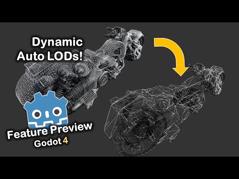 FP: Godot 4 Auto LODs from imported meshes