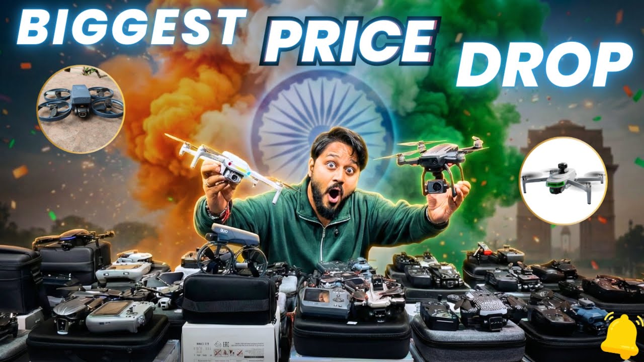 REPUBLIC DAY SALE 🇮🇳 Drones Starting ₹999 🤯 India’s Cheapest Smart Drone Sale in 2026