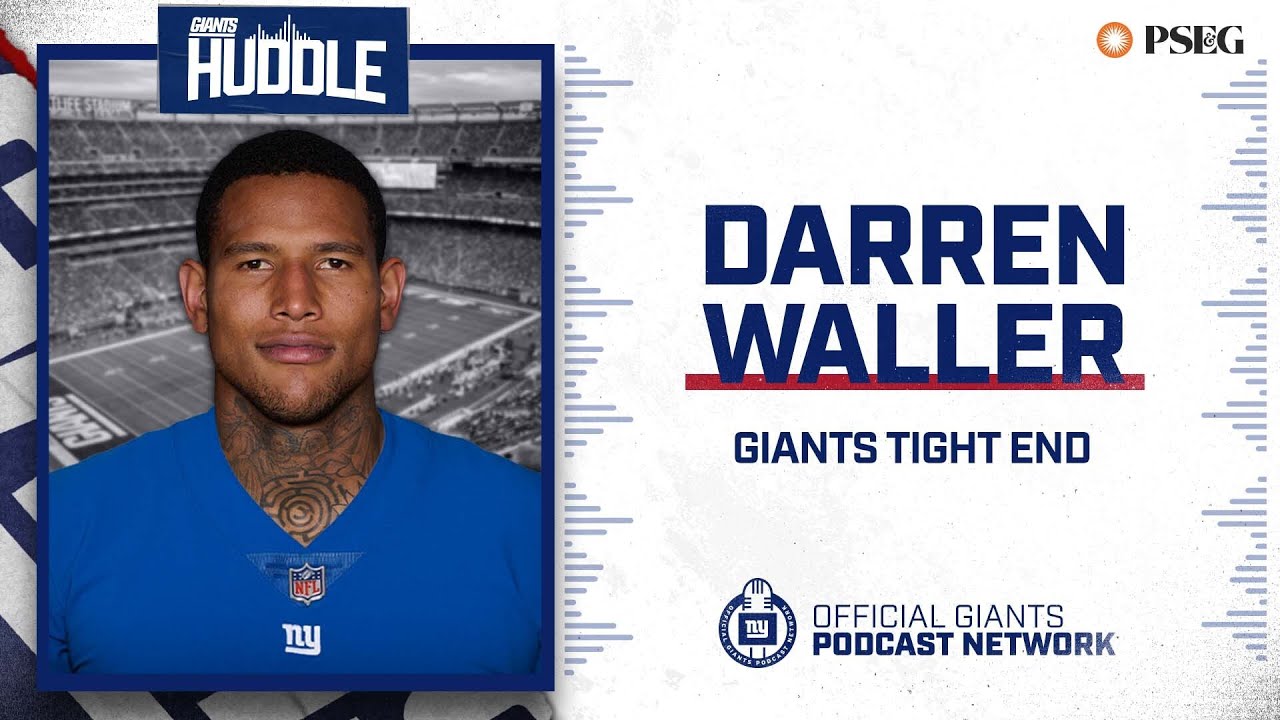 Darren Waller Talks Playing for Big Blue & 2023 Giants Offense | New York Giants - YouTube