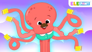 Trip to the Aquarium & Kids Videos | ElePant Tales | Family Kids Cartoon for Kids | Kids Learning 4k