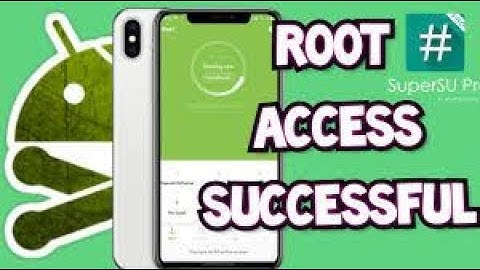 ROOTED / HOW TO GET ACESS ON ANY ANDROID PHONE ! EASY WAY