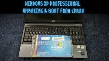 Windows XP Professional Unboxing & Easy CD/DVD Boot Tutorial