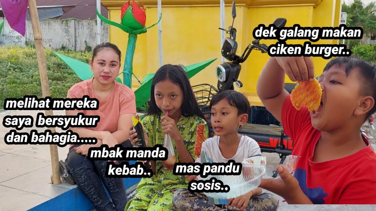 Jalan2 Sore... ‼️ Bahagia Melihat Mereka Makan