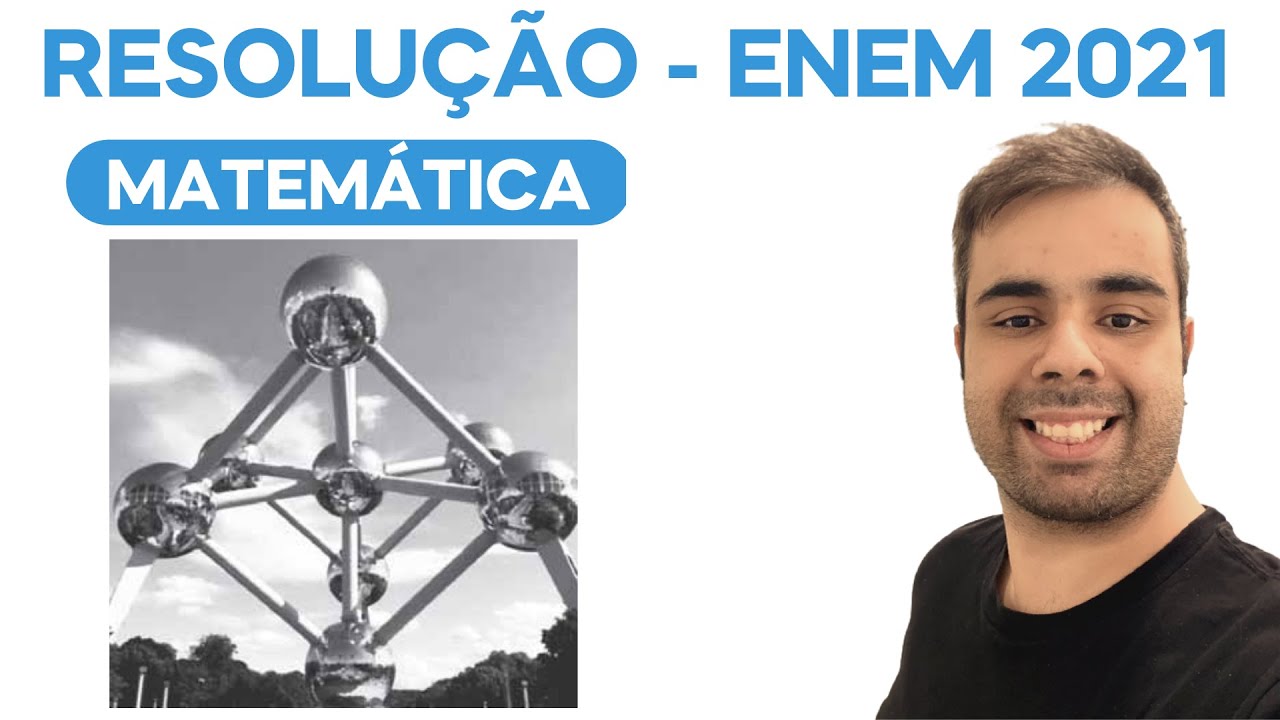 ENEM 2021 – O Atomium, representado na imagem, é um dos principais pontos turísticos de Bruxelas.