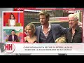 Chris Hemsworth Recibe su estrella de la fama rodeado de su familia.