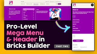 Famous Part 2: How to build Acumen.org navigation in Bricks Builder with Mega Menu Pro Wealth