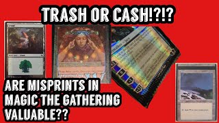 Magic the Gathering Misprints. Are they Valuable?