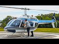 BELL 206 JETRANGER TAKEOFF & LANDING