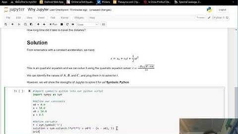 Video 0: Introduction - why jupyter