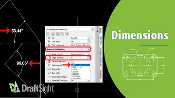 Modify Precision of Angular Dimension from Properties Palette