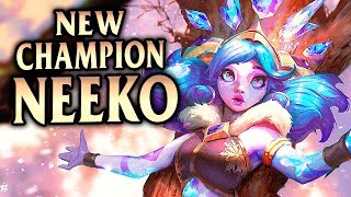 New Champion Neeko Mid! Chilling Damage and Build! Winter Wonderland Neeko - League of Legends S9