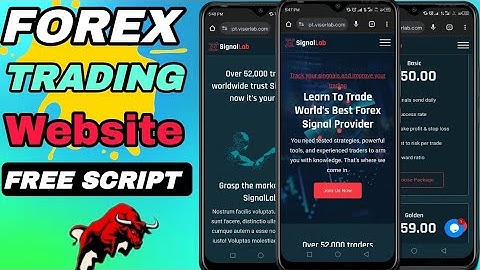 Setup Your Forex Trading platform ll Signal Lab source Code 🔥