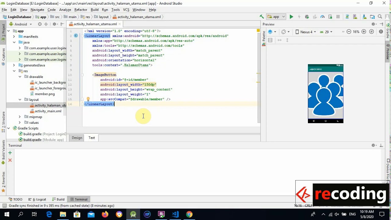 Tutorial CRUD(Create Data) Android Studio with Database MySql 1/2 YouTube