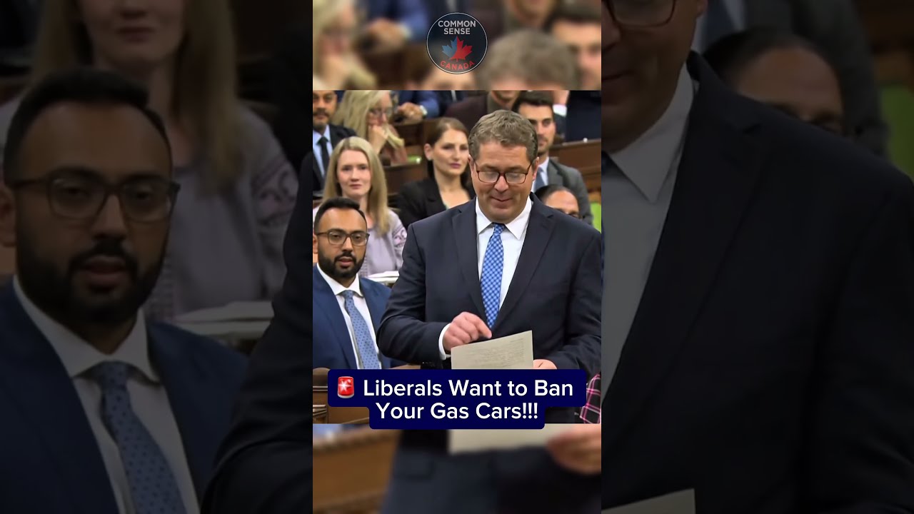 Andrew Scheer DESTROYS Liberal Gas Car Ban Common Sense Canada Commonsense Gasban Cndpoli