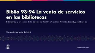 Biblio 93-94 La venta de servicios en las bibliotecas