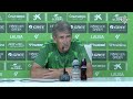 Rueda de prensa de Manuel Pellegrini previa al #VillarrealRealBetis ⚽💚