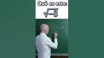 Raíz cuadrada con radicando negativa, √(-3)