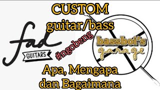 NGOBENG Ngobrol Bengkel bareng Andreas FAD Guitars Chef Luthier