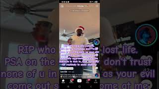 Rip Who Help And Lost Life. Psa On The Homeless Dont Trust None Of U In The Dark As Your Evil Come