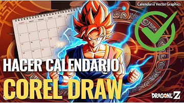 🟣COMO HACER CALENDARIOS EN COREL DRAW  / COREL DRAW 2025