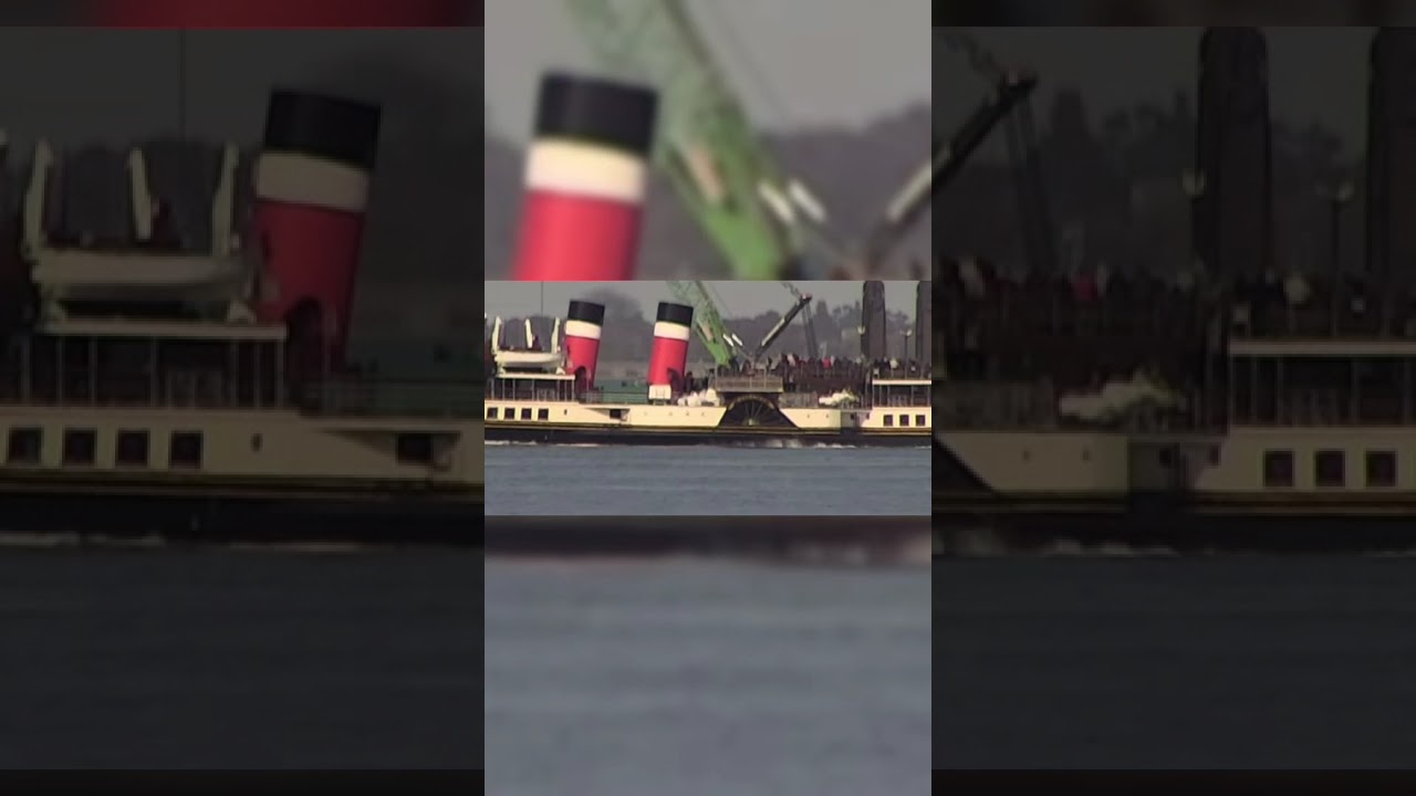 PS WAVERLEY Steams Past the Wreck of Richard Montgomery