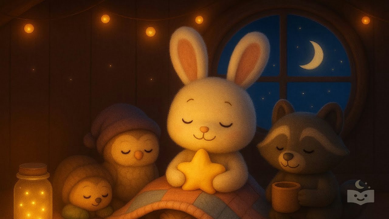 Bunny's Starry Sleepover 🌙✨ | Bedtime Lullaby & Sweet Dreams by BrightTales Sleep