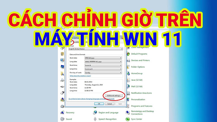 Hướng dẫn chỉnh giờ trên laptop năm 2024