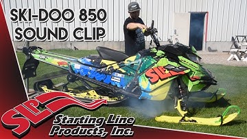 Starting Line Products | NEW Competition Series Lightweight Silencer Ski-Doo 850 Sound Clip
