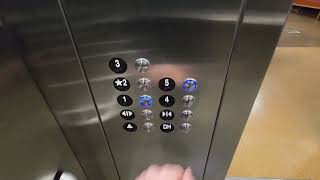 ThyssenKrupp Synergy MRL Traction Elevators @ Human Health Building, Oakland University (retake) screenshot 1