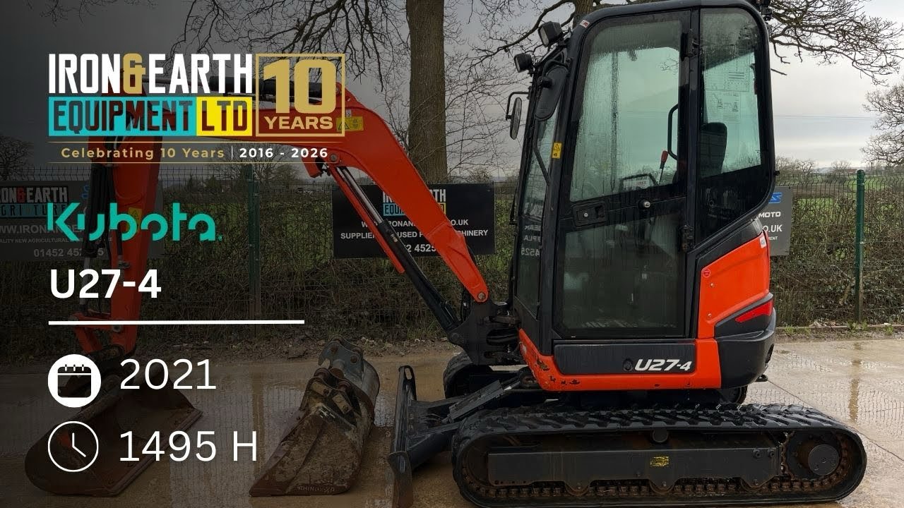 2021 Kubota U27-4 Excavator