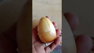 KERAJINAN PRANK TELUR DARI KAYU - WOODTURNING #shorts #adigimin7