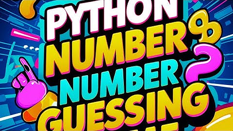 "Python Mini Project - Number Guessing Game | Beginner Friendly Tutorial-1"