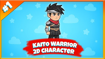 Kaito Warrior 2D Animated Character  #Spriter#2danimation #character#animation#indiegame#gameart